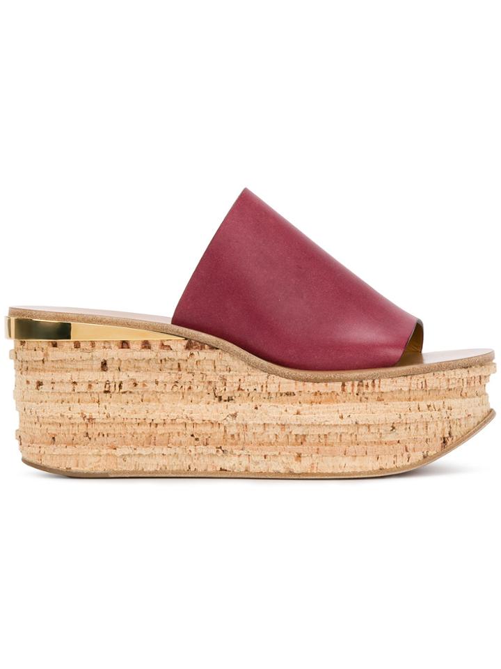 Chloé Camille Wedges - Red