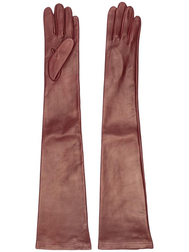 No21 Long Gloves - Brown