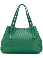 Bottega Veneta Cesta Tote Bag - Green