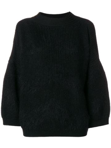 Antonino Valenti Ribbed-knit Sweater - Black