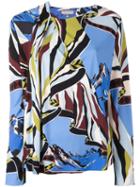 Emilio Pucci Abstract Print Blouse, Women's, Size: 46, Silk/viscose