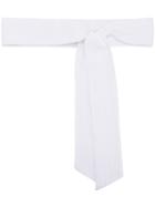 Cecilie Copenhagen - Keffiyeh Printed Belt - Women - Cotton - One Size, White, Cotton
