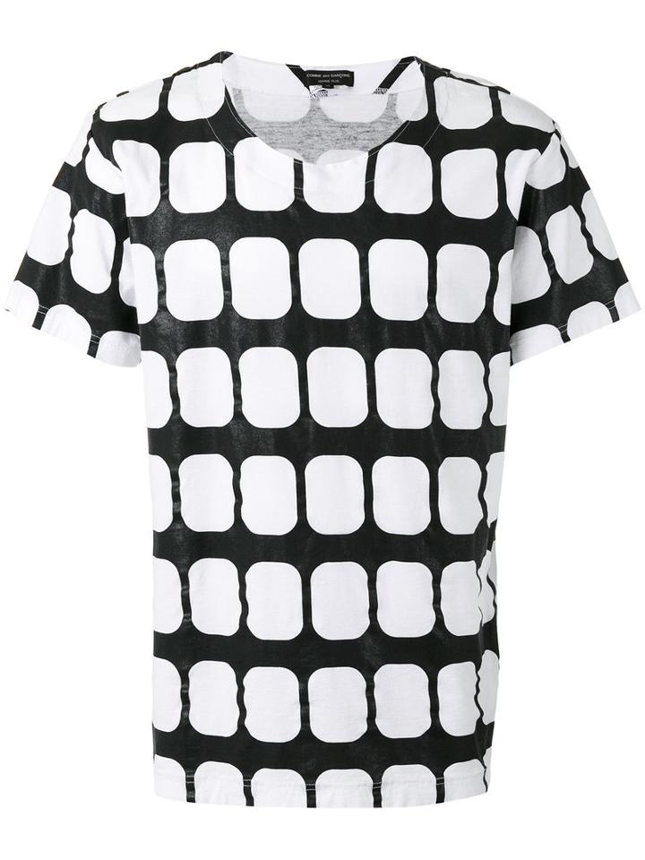 Comme Des Garçons Homme Plus Geometric T-shirt, Men's, Size: Large, Black, Cotton