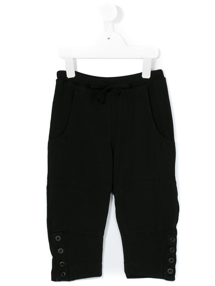 Lost And Found Kids - Buttoned Trousers - Kids - Cotton - 6 Yrs, Boy's, Black