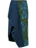 3.1 Phillip Lim Floral Texture Ruffle Skirt