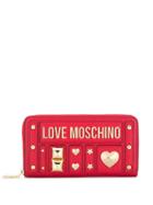 Love Moschino Studded Wallet - Red