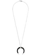 Isabel Marant Horseshoe Horn Necklace - Black