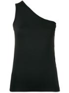 Helmut Lang Asymmetric Vest Top - Black