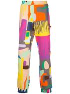 Walter Van Beirendonck All Over Drip Track Pants - Pink