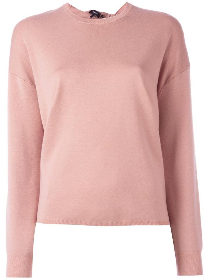 Theory Twylina Jumper, Women's, Size: Large, Pink/purple, Merino