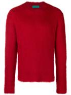 Paura Plain Knit Sweater - Red