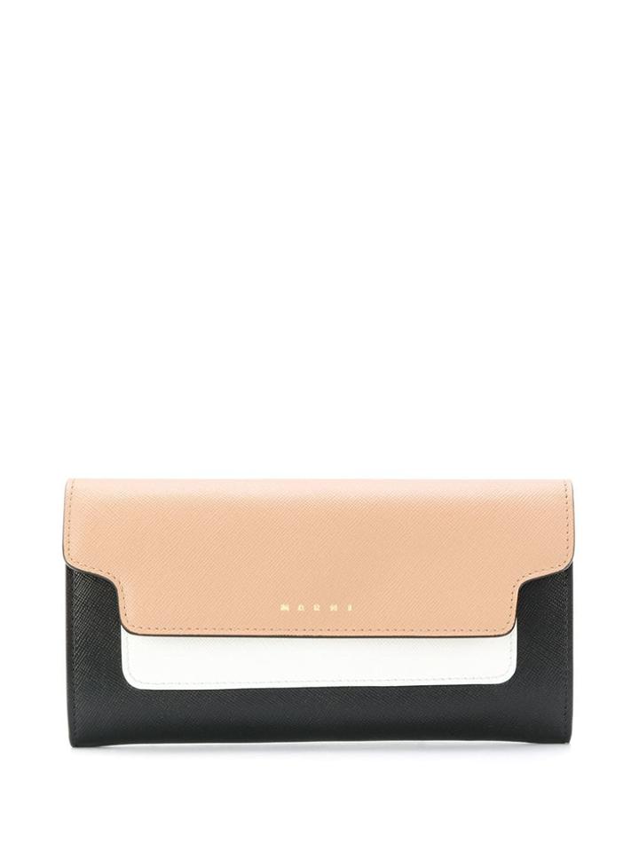 Marni Colour Block Purse - Neutrals