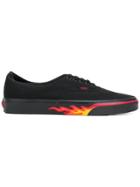 Vans Authentic Flame Wall Sneakers - Black