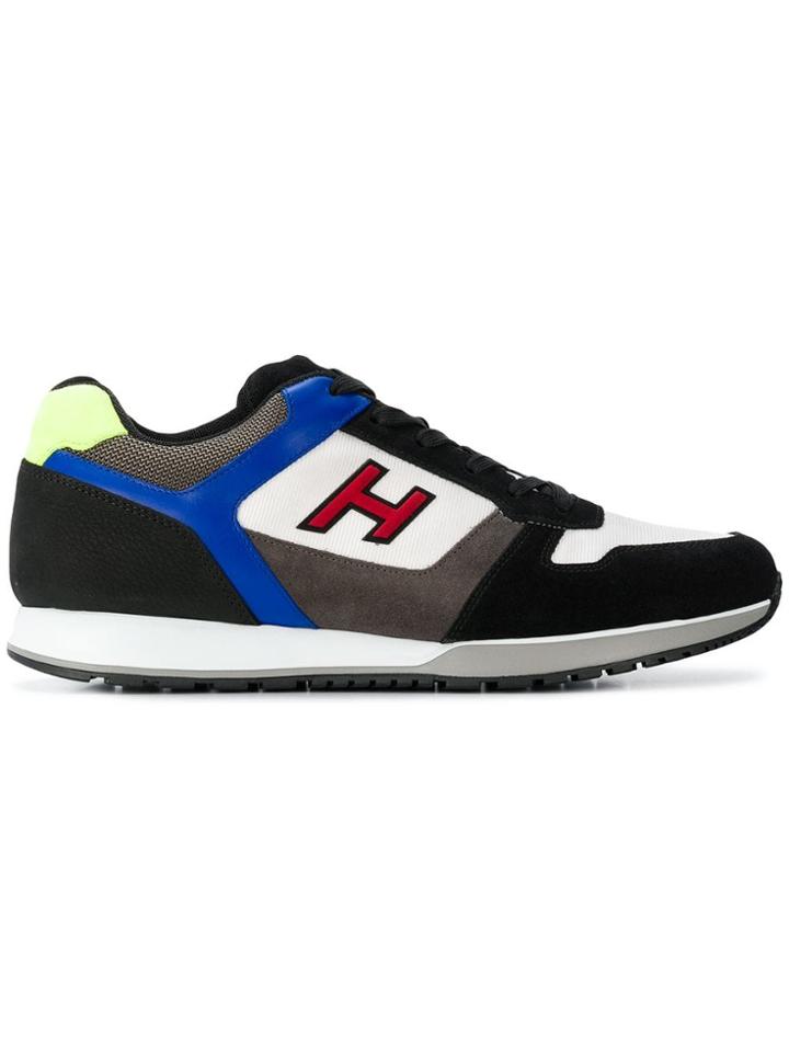Hogan Colour Block Sneakers - Black