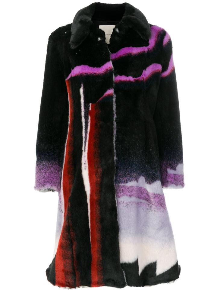 Marco De Vincenzo Patterned Coat - Multicolour