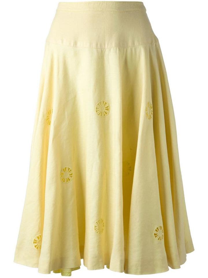 Céline Pre-owned 80s Skirt - Yellow