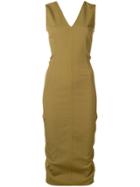 Rick Owens Fitted Sleeveless Dress - Green