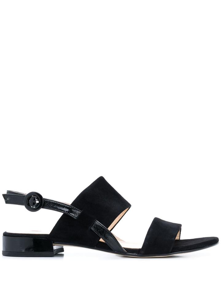 Hogl Slingback Flat Sandals - Black