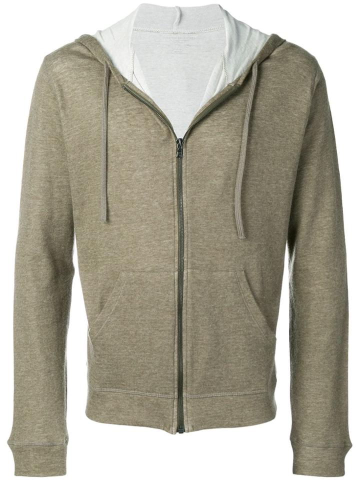 Majestic Filatures Zipped Hoodie - Green