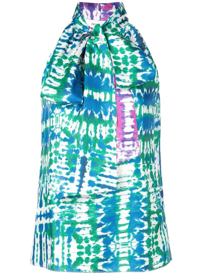 Prabal Gurung Tie-dye Blouse - Blue