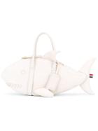 Thom Browne - Shark Shaped Tote - Men - Calf Leather - One Size, White, Calf Leather