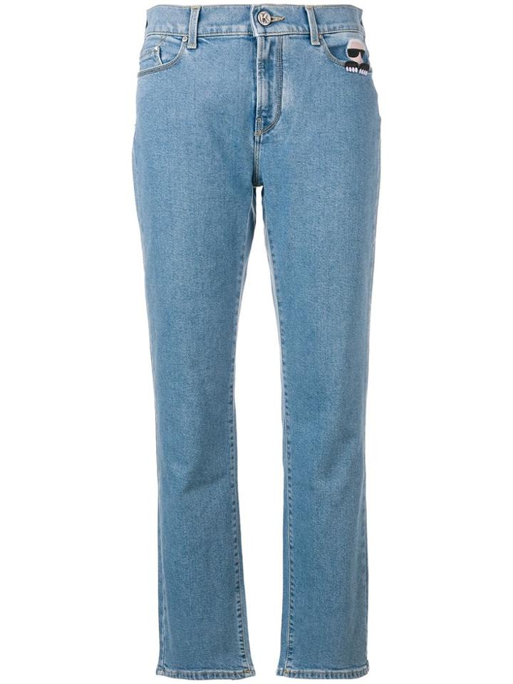 Karl Lagerfeld Straight-leg Jeans - Blue