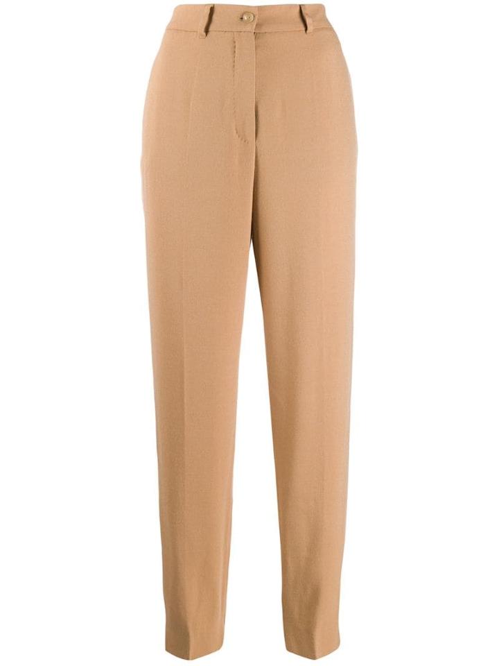 Agnona Straight-leg Trousers - Brown