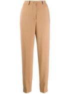 Agnona Straight-leg Trousers - Brown