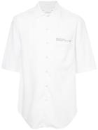 Song For The Mute Coordinates Oversized Short Sleeve Shirt - White