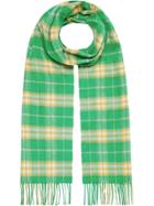 Burberry The Classic Vintage Check Cashmere Scarf - Green