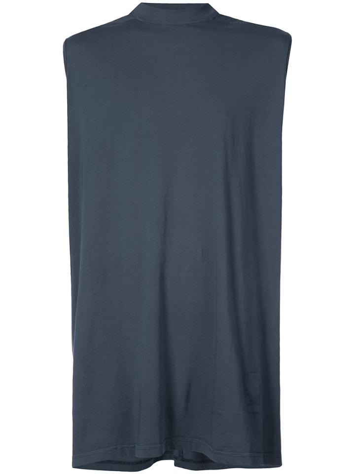 Rick Owens Drkshdw Sleeveless Jumbo T-shirt - Blue