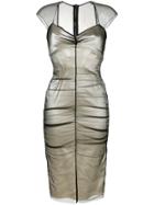Tom Ford Layered Fitted Dress - Nude & Neutrals