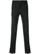 Les Hommes Lace-up Detail Trousers - Black