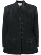 Olivier Theyskens Long Denim Skirt - Grey