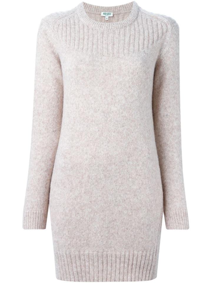 Kenzo Round Neck Sweater Dress