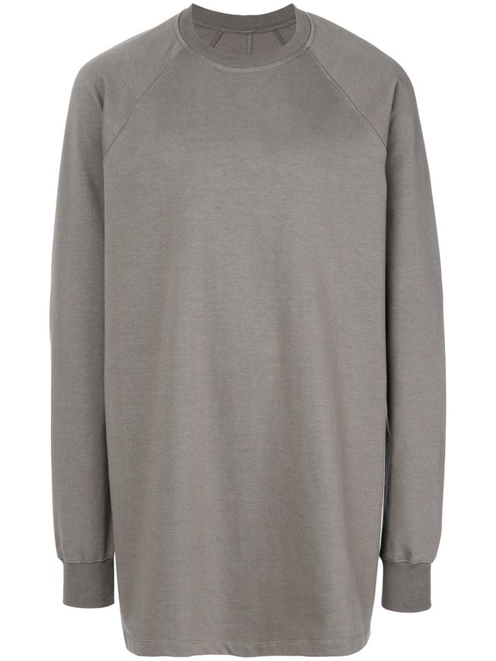 Rick Owens - Baseball T-shirt - Men - Cotton - M, Grey, Cotton