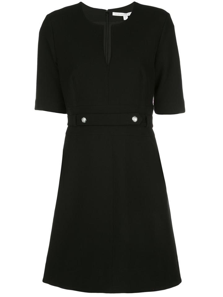 Veronica Beard Martingale Detail Dress - Black