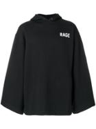 Palm Angels Page Huge Hoodie - Black