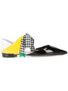 Miu Miu Tri-colour Pumps - Black