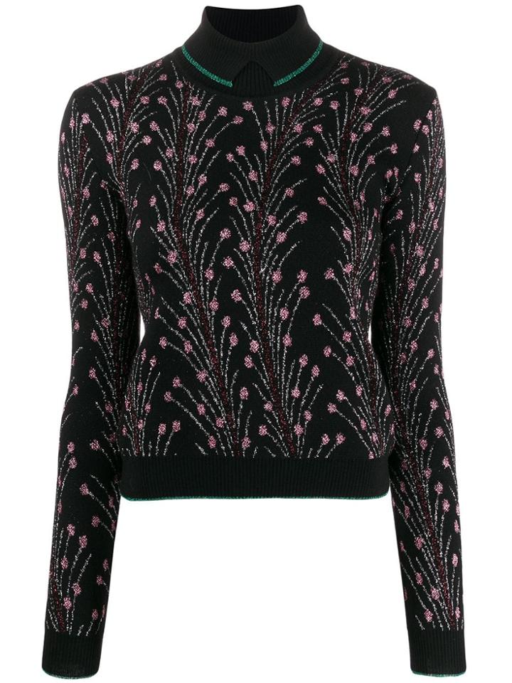 Marco De Vincenzo Sparkle Knit Sweatshirt - Black