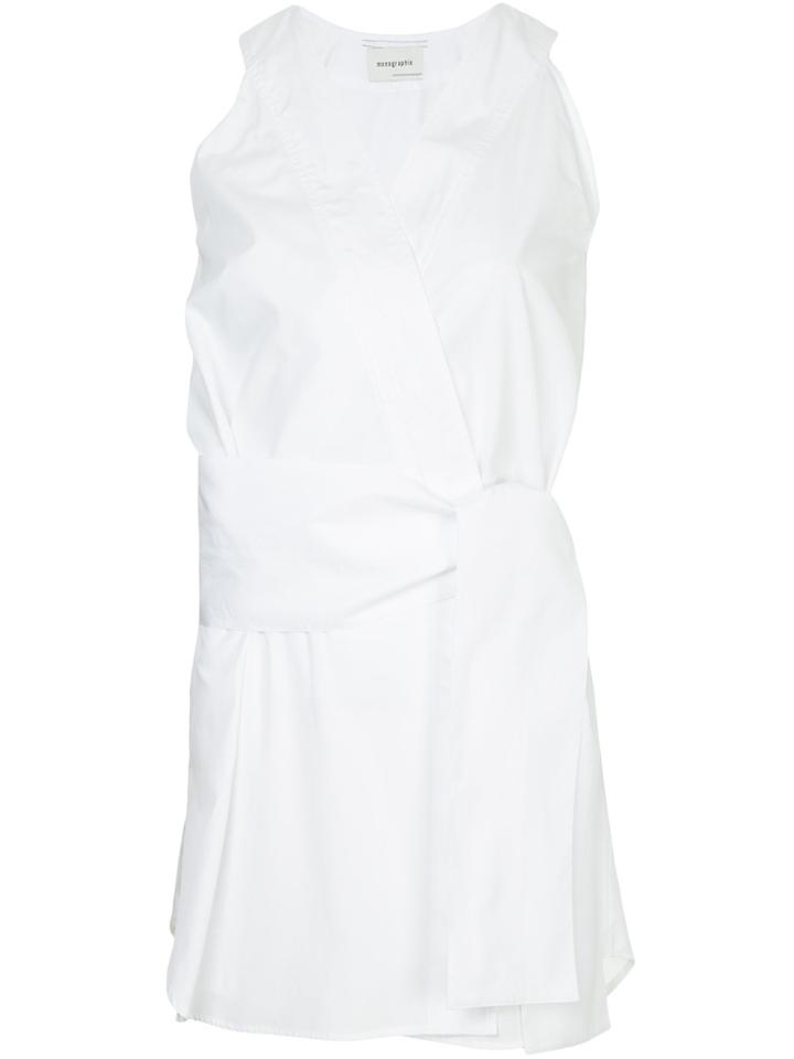 Monographie Kimono Sleeveless Top - White