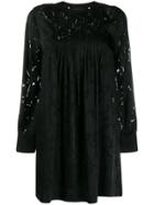 Rag & Bone Rubie Burnout Mini Dress - Black