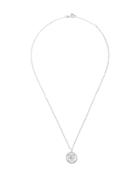 De Beers 18kt White Gold Enchanted Lotus Openwork Medal Diamond