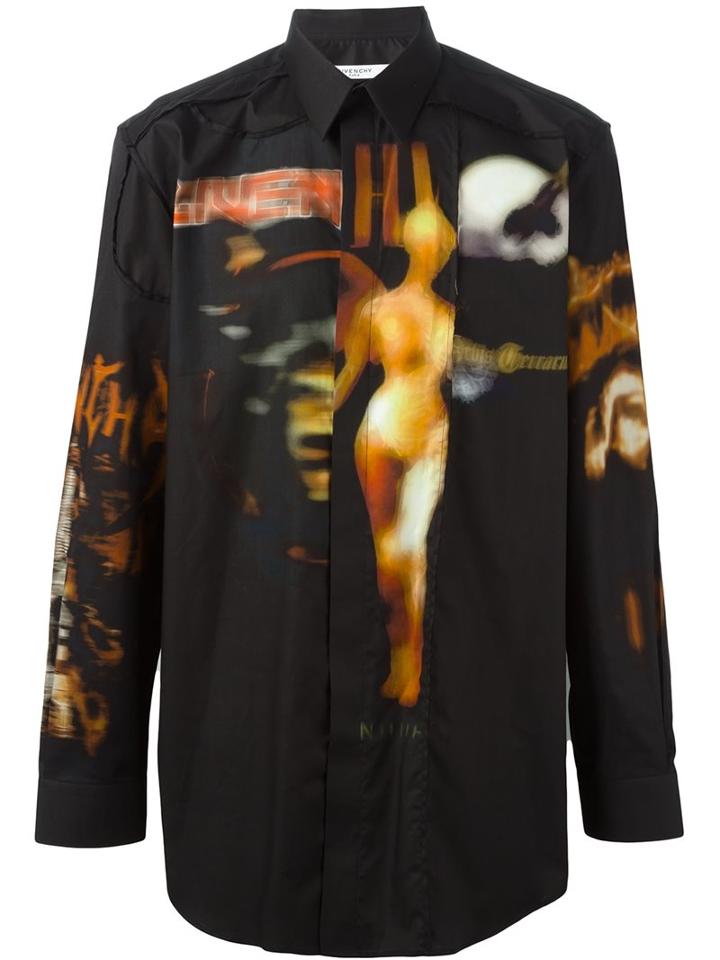 Givenchy Printed Long Sleeve Shirt