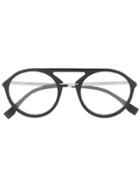 Fendi Eyewear Aviator Glasses - Black