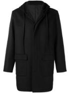 Leqarant Hooded Coat - Black