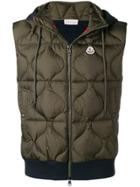 Moncler Quilted Padded Vest - Green