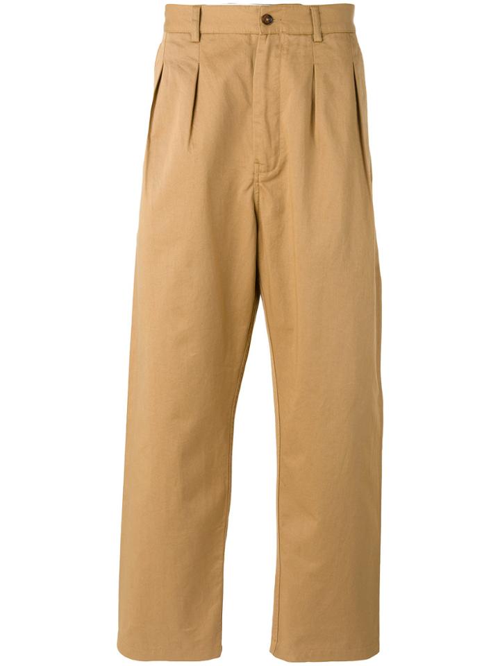 Universal Works Double Pleat Trousers - Nude & Neutrals