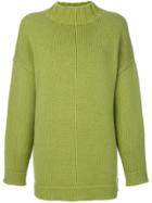 Alexander Mcqueen High Neck Jumper - Green