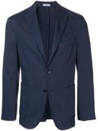 Boglioli Long Sleeved Suit Jacket - Blue